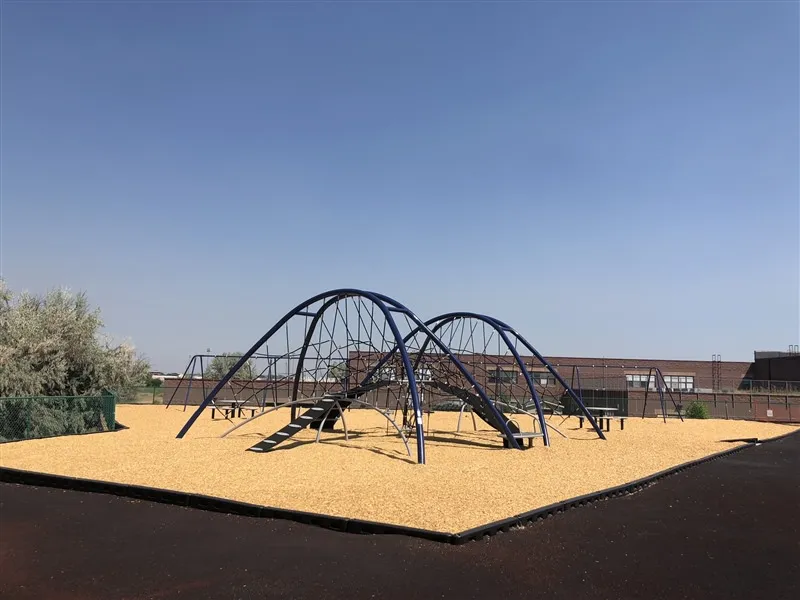 Playground rope at University School